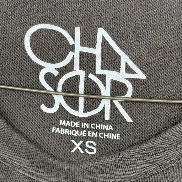 Charcoal Graphic Tee with Pink Floral Skull #108 - Picture 2 of 2